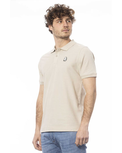 Invicta Beige Cotton Men Polo Shirt
