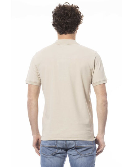 Invicta Beige Cotton Men Polo Shirt