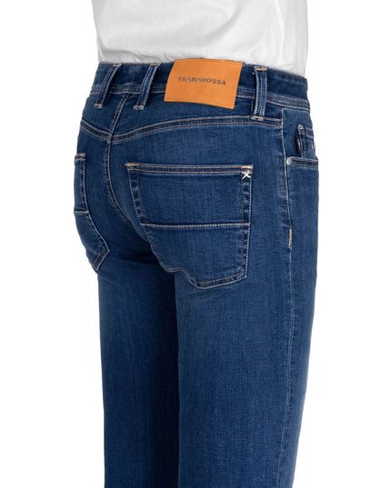 Tramarossa Blue Cotton Men's Jeans