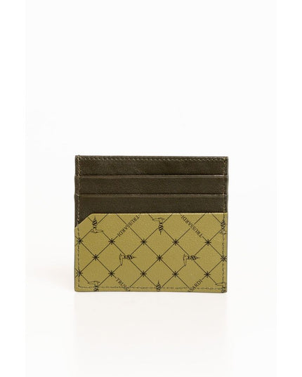 Trussardi Green Leather Men Wallet