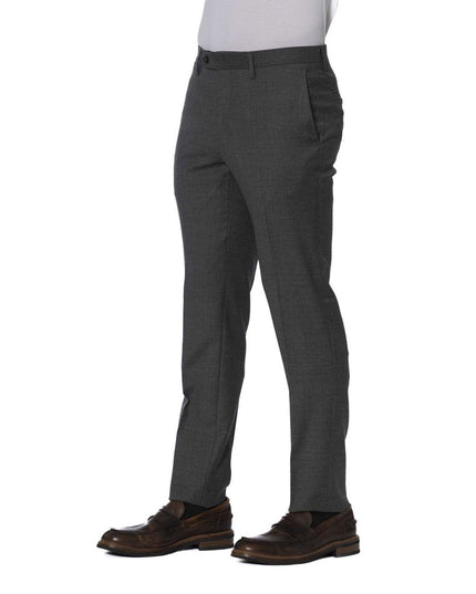 Trussardi Gray Wool Men Trouser