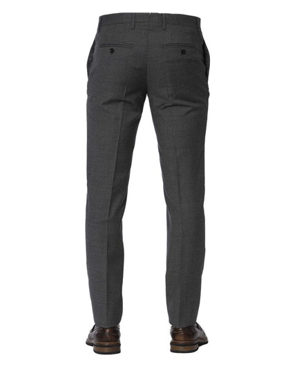 Trussardi Gray Wool Men Trouser