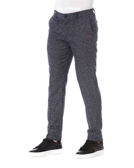 Trussardi Black Cotton Men Pant