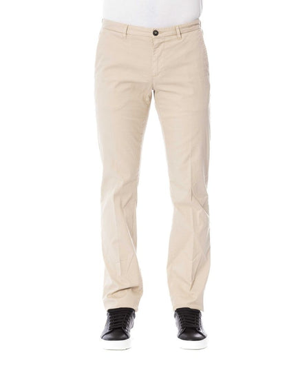 Trussardi Beige Cotton Men Pants