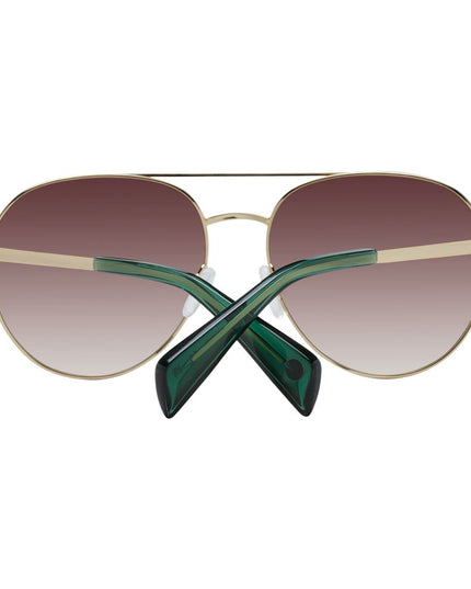Ted Baker Gold Metal Sunglasses