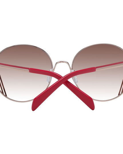 Emilio Pucci Rose Gold Metal Sunglasses