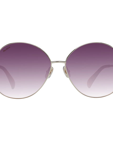 Max Mara Gold Metal Sunglasses