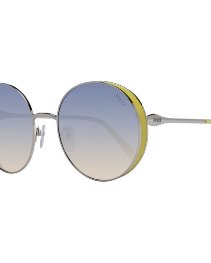 Emilio Pucci Silver Metal Sunglasses