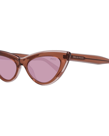 Emilio Pucci Brown Plastic Sunglasses