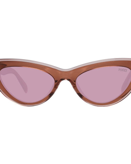 Emilio Pucci Brown Plastic Sunglasses