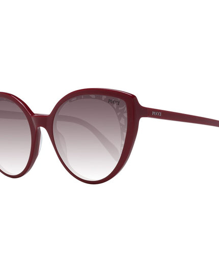Emilio Pucci Red Plastic Sunglasses