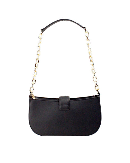 Michael Kors Carmen Small Black Haircalf Pouchette Shoulder Crossbody Bag