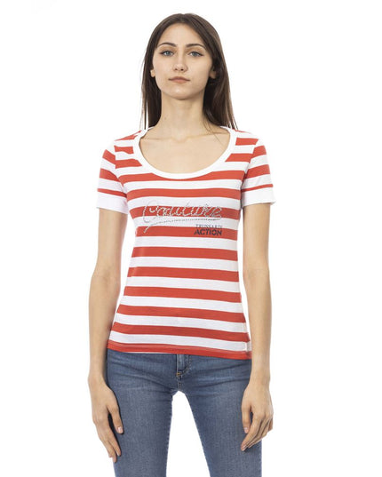 Trussardi Action Multicolor Cotton Women T-Shirt