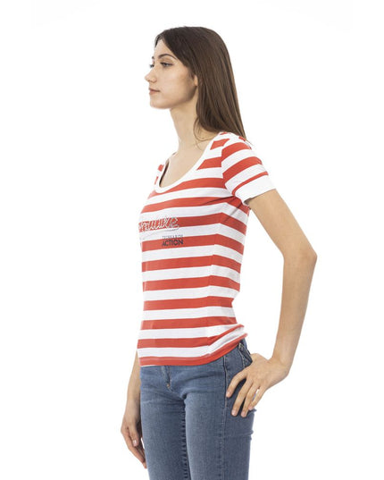 Trussardi Action Multicolor Cotton Women T-Shirt