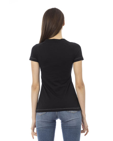 Trussardi Action Black Cotton Women T-Shirt