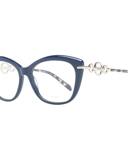 Emilio Pucci Blue Plastic Glasses (Frames)