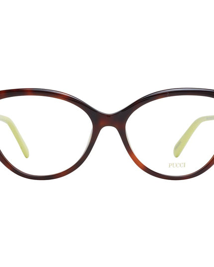 Emilio Pucci Brown Plastic Glasses (Frames)