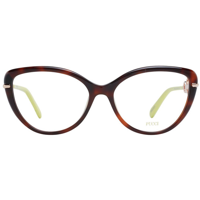 Emilio Pucci Brown Plastic Glasses (Frames)