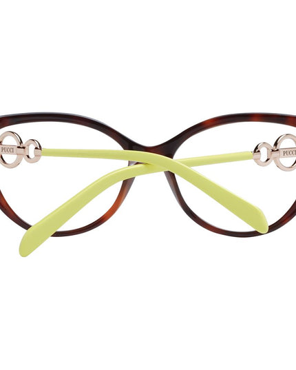 Emilio Pucci Brown Plastic Glasses (Frames)