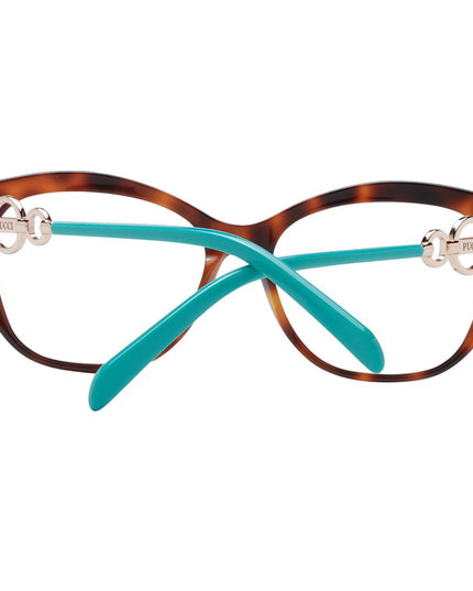 Emilio Pucci Brown Plastic Glasses (Frames)