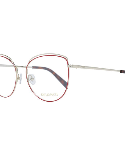 Emilio Pucci Red Metal Glasses (Frames)
