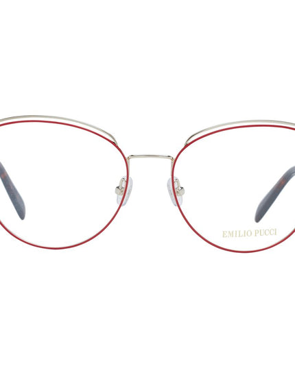 Emilio Pucci Red Metal Glasses (Frames)
