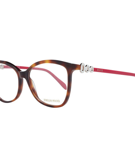Emilio Pucci Brown Plastic Glasses (Frames)