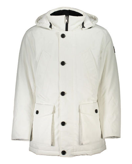 Hugo Boss White Elastane Jacket
