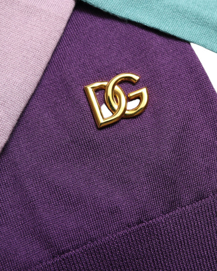 Dolce & Gabbana Multicolor Bow Fastening Pullover Sweater