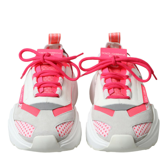 Dolce & Gabbana Multicolor Leather Daymaster Low Top Sneakers Shoes