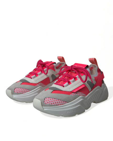 Dolce & Gabbana Multicolor Leather Daymaster Low Top Sneakers Shoes