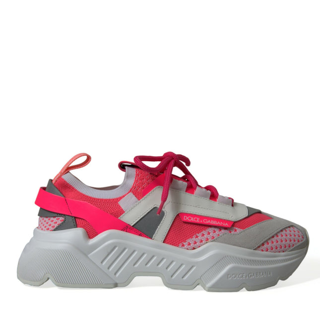 Dolce & Gabbana Multicolor Leather Daymaster Low Top Sneakers Shoes