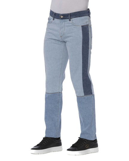 Trussardi Jeans Blue Cotton Men Jeans