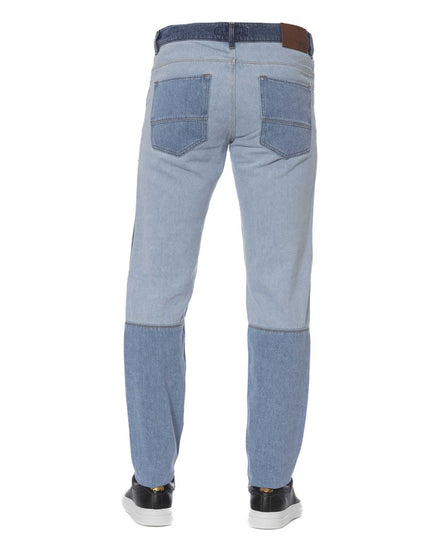 Trussardi Jeans Blue Cotton Men Jeans