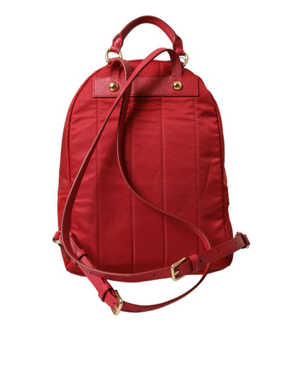 Dolce & Gabbana Red #DGFAMILY Embellished Backpack VULCANO Bag
