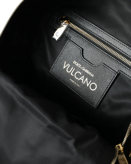 Dolce & Gabbana Black #DGFAMILY Embellished Backpack VULCANO Bag