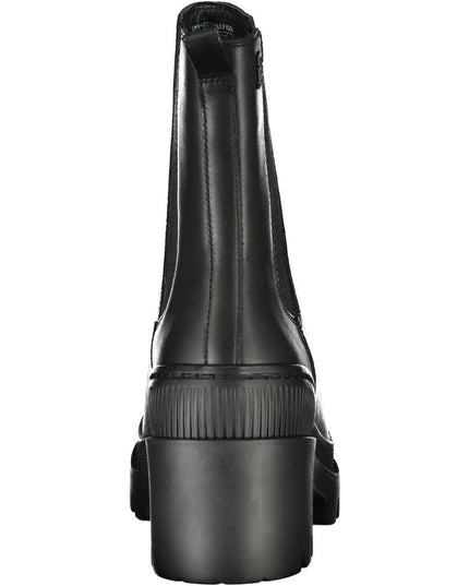 Tommy Hilfiger Chic Side Elastic Ankle Boots with Logo Detail