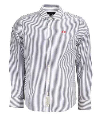 La Martina White Cotton Shirt