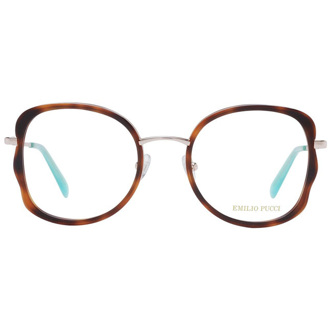 Emilio Pucci Brown Metal & Plastic Glasses (Frames)