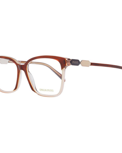Emilio Pucci Brown Plastic Glasses (Frames)