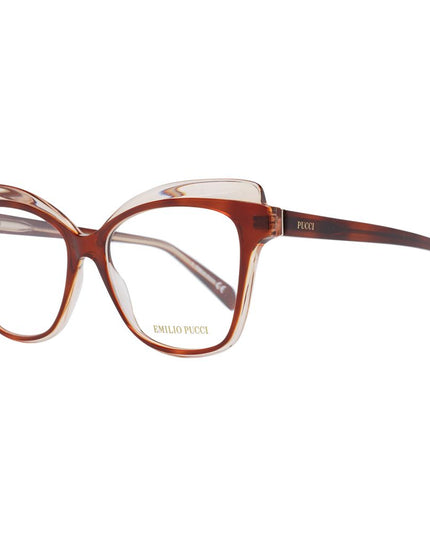 Emilio Pucci Brown Plastic Glasses (Frames)