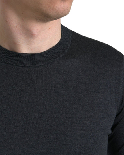 Dolce & Gabbana Dark Gray Crew Neck Short Sleeves T-shirt