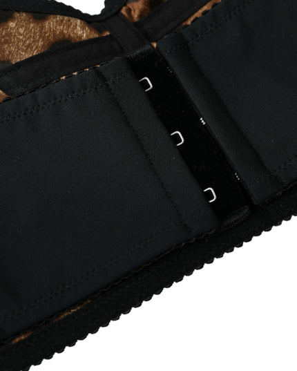 Dolce & Gabbana Multicolor Floral Patchwork Bustier Crop Top