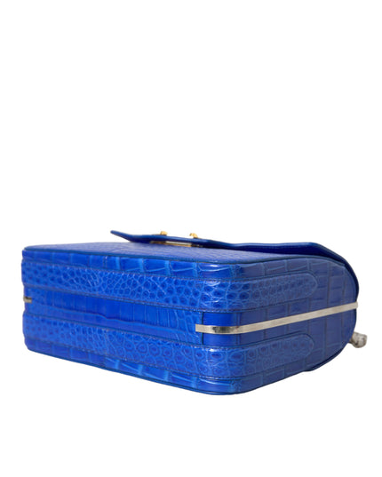 Balenciaga Blue Exotic Leather Neo Classic Small Shoulder Bag