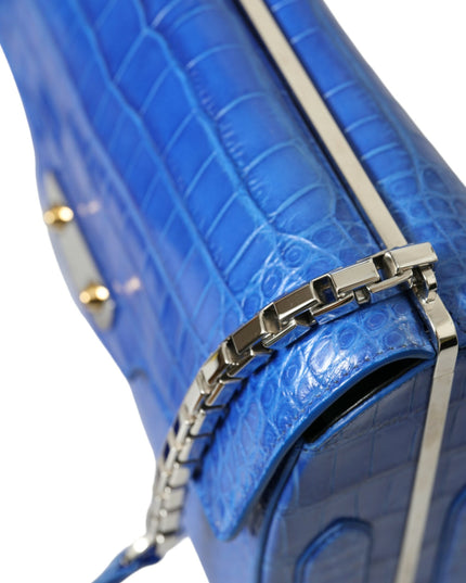 Balenciaga Blue Exotic Leather Neo Classic Small Shoulder Bag