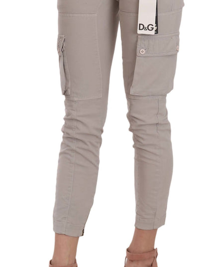 Dolce & Gabbana Casual Fitted Khaki Trousers Pants