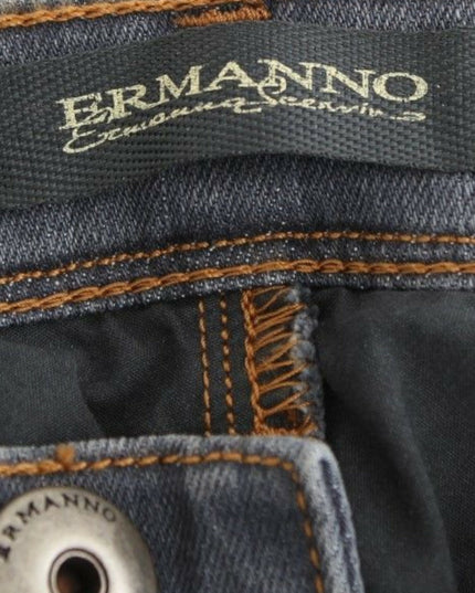 Ermanno Scervino Gray Slim Jeans Denim Pants Skinny Leg Stretch