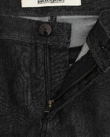 Ermanno Scervino Black Slim Jeans Denim Pants Skinny Leg Stretch