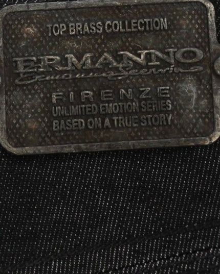 Ermanno Scervino Black Slim Jeans Denim Pants Skinny Leg Stretch