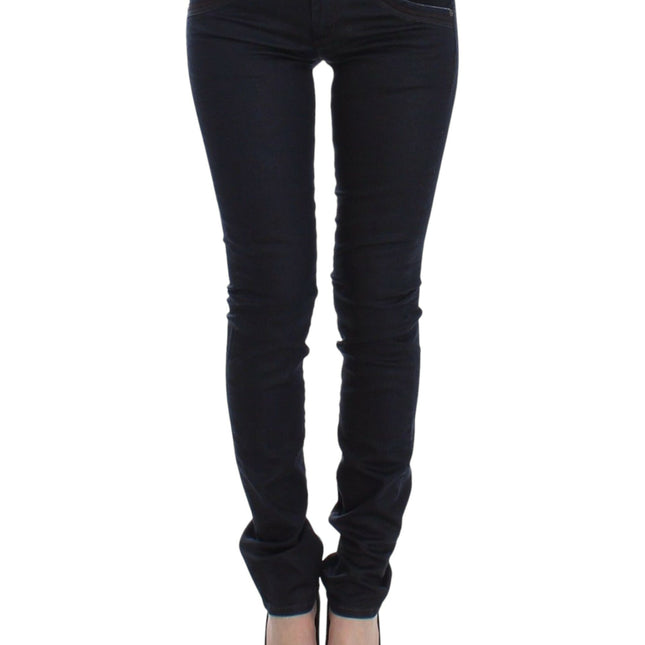 Ermanno Scervino Blue Slim Jeans Denim Pants Skinny Leg Stretch